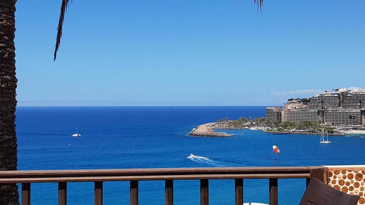 Deluxe Seaview-Sunsets !Transfe-R Inc! Pool,2Aircond,2Tv65",600Mb Dishwasher,,2 Beaches,Anfi-View Apartment Паталавака Екстериор снимка