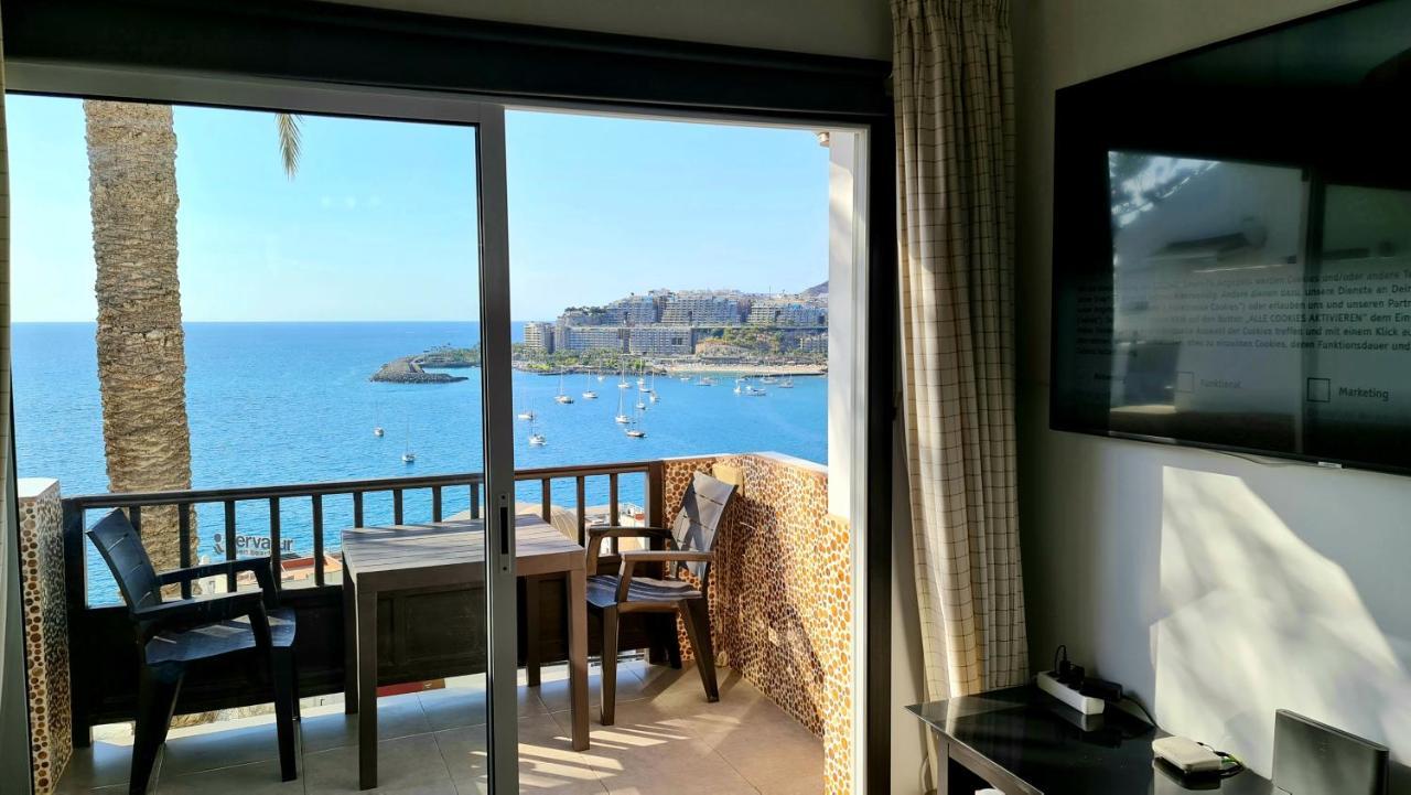 Deluxe Seaview-Sunsets !Transfe-R Inc! Pool,2Aircond,2Tv65",600Mb Dishwasher,,2 Beaches,Anfi-View Apartment Паталавака Екстериор снимка
