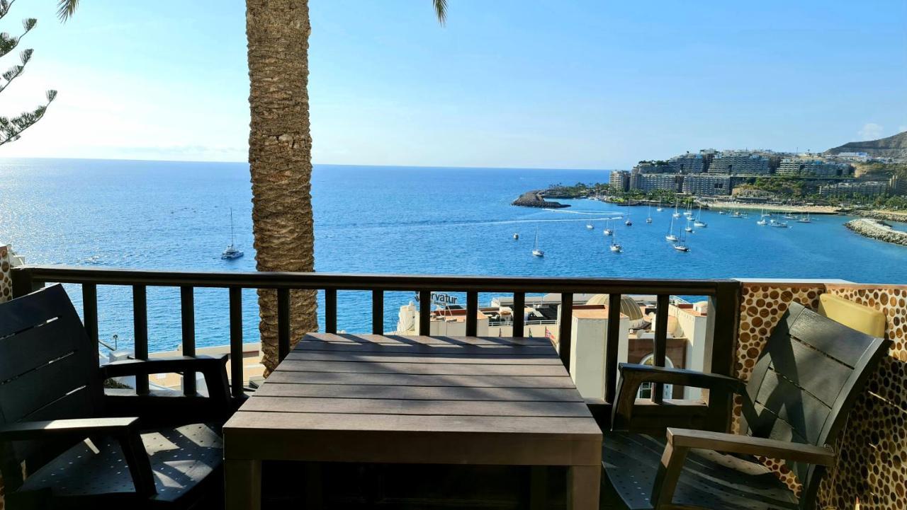 Deluxe Seaview-Sunsets !Transfe-R Inc! Pool,2Aircond,2Tv65",600Mb Dishwasher,,2 Beaches,Anfi-View Apartment Паталавака Екстериор снимка